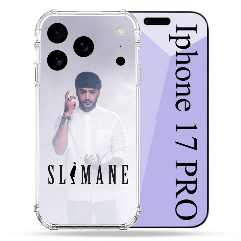 Coque Renforcée Pour Iphone 17 Pro Musique Slimane Blanc