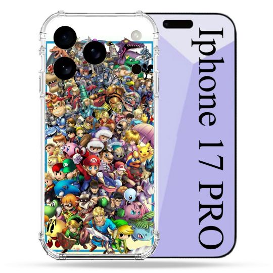 Coque Renforcée Pour Iphone 17 Pro Nintendo
