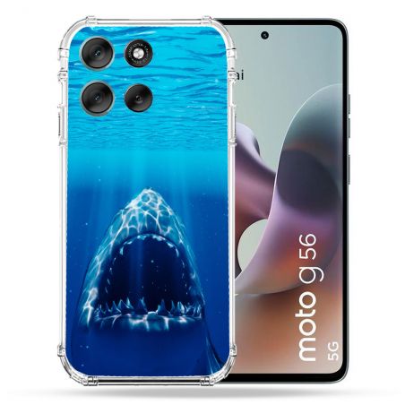Coque Renforcée Pour Motorola G56 5G Animal Requin Dent