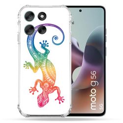 Coque Renforcée Pour Motorola G56 5G Animal Salamandre Color