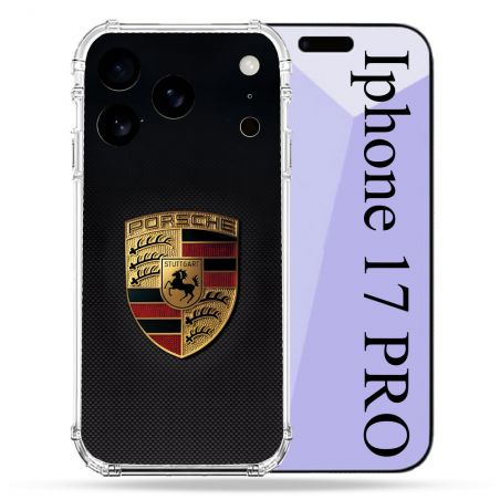 Coque Renforcée Pour Iphone 17 Pro Porsche Carbone
