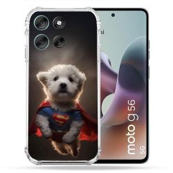 Coque Renforcée Pour Motorola G56 5G Animal Super Chien
