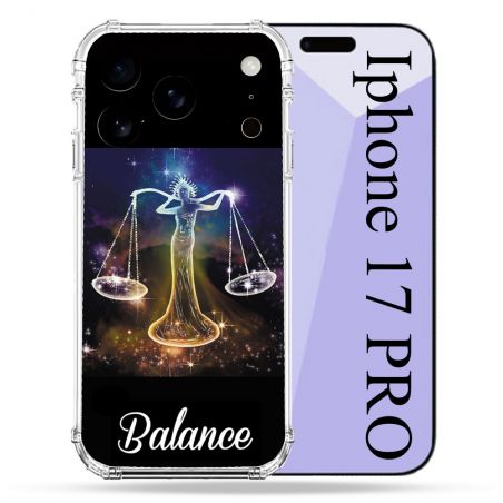 Coque Renforcée Pour Iphone 17 Pro Signe Zodiaque 2 Balance