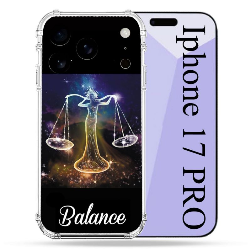 Coque Renforcée Pour Iphone 17 Pro Signe Zodiaque 2 Balance