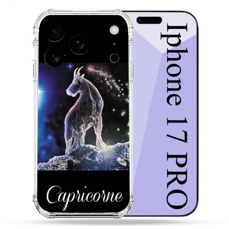 Coque Renforcée Pour Iphone 17 Pro Signe Zodiaque 2 Capricorne