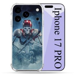 Coque Renforcée Pour Iphone 17 Pro Sport Hockey Squelette