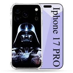 Coque Renforcée Pour Iphone 17 Pro Star Wars - Dark Vador Noir
