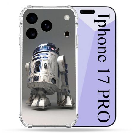 Coque Renforcée Pour Iphone 17 Pro Star Wars - R2D2