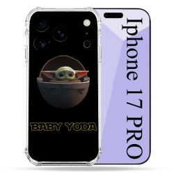 Coque Renforcée Pour Iphone 17 Pro Star Wars - Yoda bebe noir