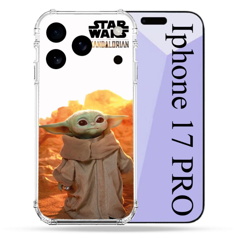 Coque Renforcée Pour Iphone 17 Pro Star Wars - Yoda bebe soleil