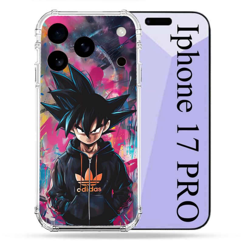 Coque Renforcée Pour Iphone 17 Pro Street Art Sangoku