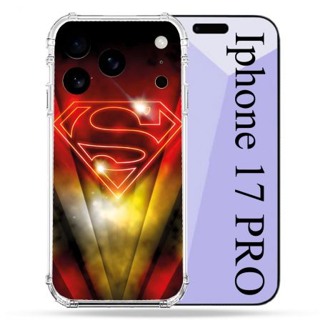 Coque Renforcée Pour Iphone 17 Pro Superman Logo