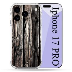 Coque Renforcée Pour Iphone 17 Pro Texture Bois