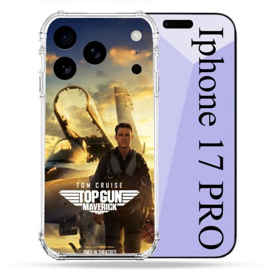 Coque Renforcée Pour Iphone 17 Pro Top Gun