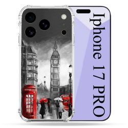 Coque Renforcée Pour Iphone 17 Pro Voyage Angleterre Londres Vintage