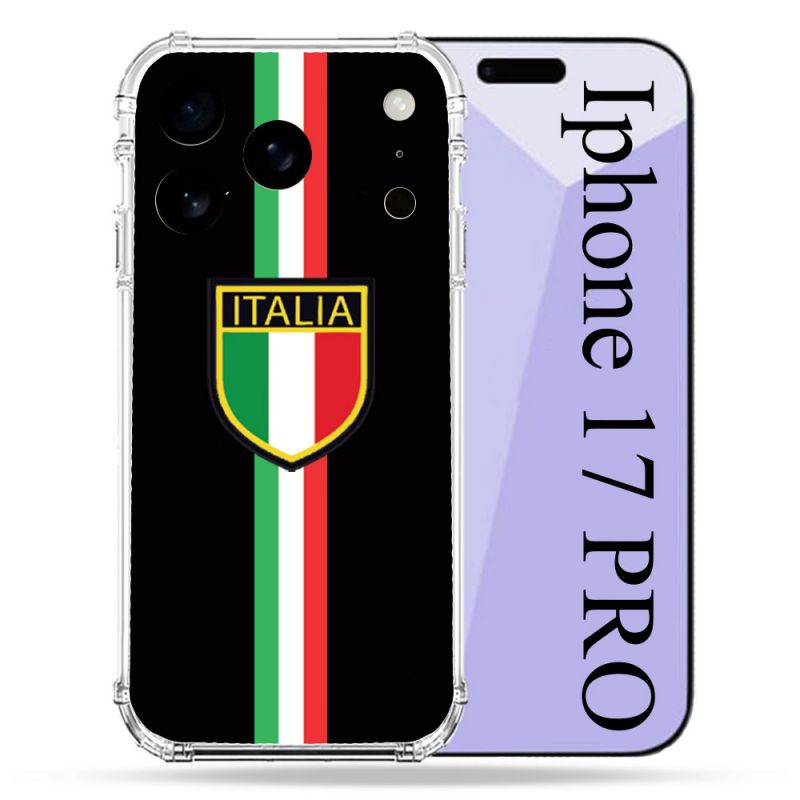 Coque Renforcée Pour Iphone 17 Pro Voyage Italie 3 Noir