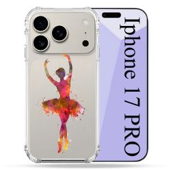 Coque Renforcée Transparente Pour Iphone 17 Pro Danseuse etoile