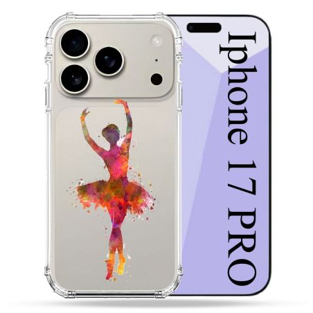 Coque Renforcée Transparente Pour Iphone 17 Pro Danseuse etoile