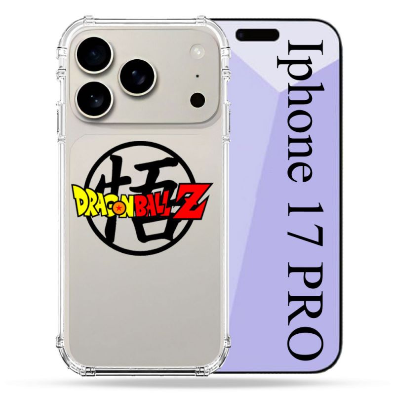 Coque Renforcée Transparente Pour Iphone 17 Pro Dragon Ball Logo