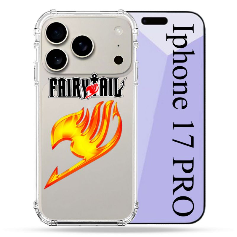 Coque Renforcée Transparente Pour Iphone 17 Pro Fairy Tail