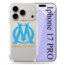 Coque Renforcée Transparente Pour Iphone 17 Pro Foot Olympique Marseille OM