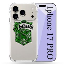 Coque Renforcée Transparente Pour Iphone 17 Pro Harry Potter Slytherin