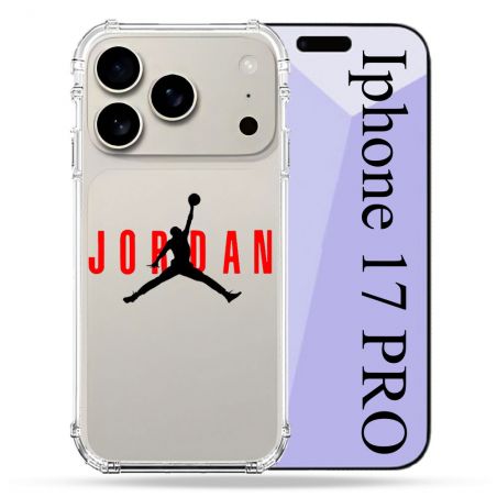Coque Renforcée Transparente Pour Iphone 17 Pro Jordan
