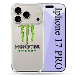 Coque Renforcée Transparente Pour Iphone 17 Pro Monster Energy
