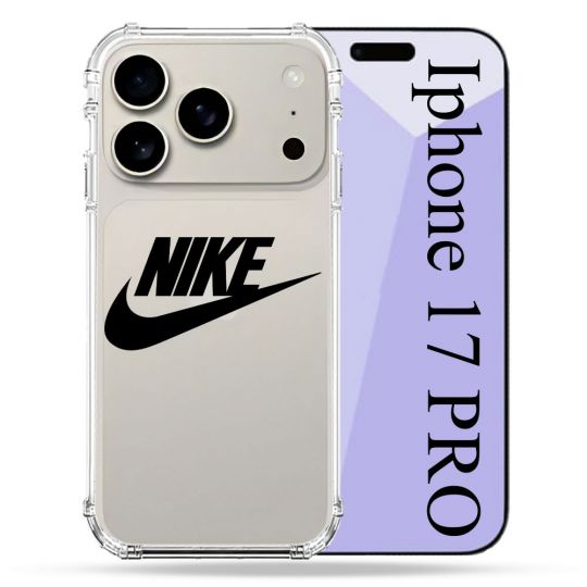 Coque Renforcée Transparente Pour Iphone 17 Pro Nike