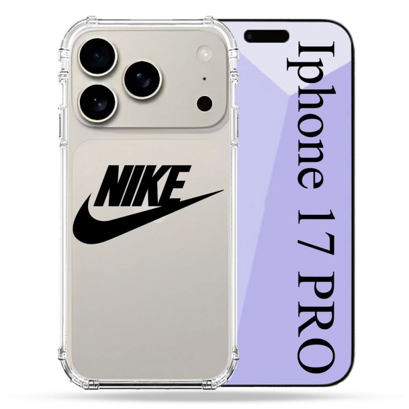 Coque Renforcée Transparente Pour Iphone 17 Pro Nike