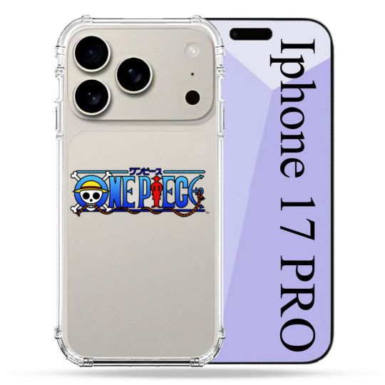 Coque Renforcée Transparente Pour Iphone 17 Pro One Piece Logo