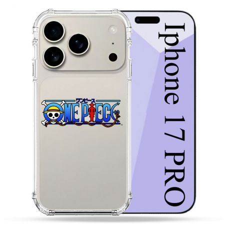 Coque Renforcée Transparente Pour Iphone 17 Pro One Piece Logo