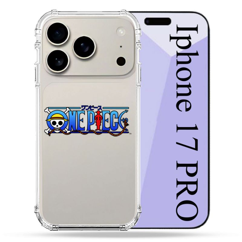 Coque Renforcée Transparente Pour Iphone 17 Pro One Piece Logo
