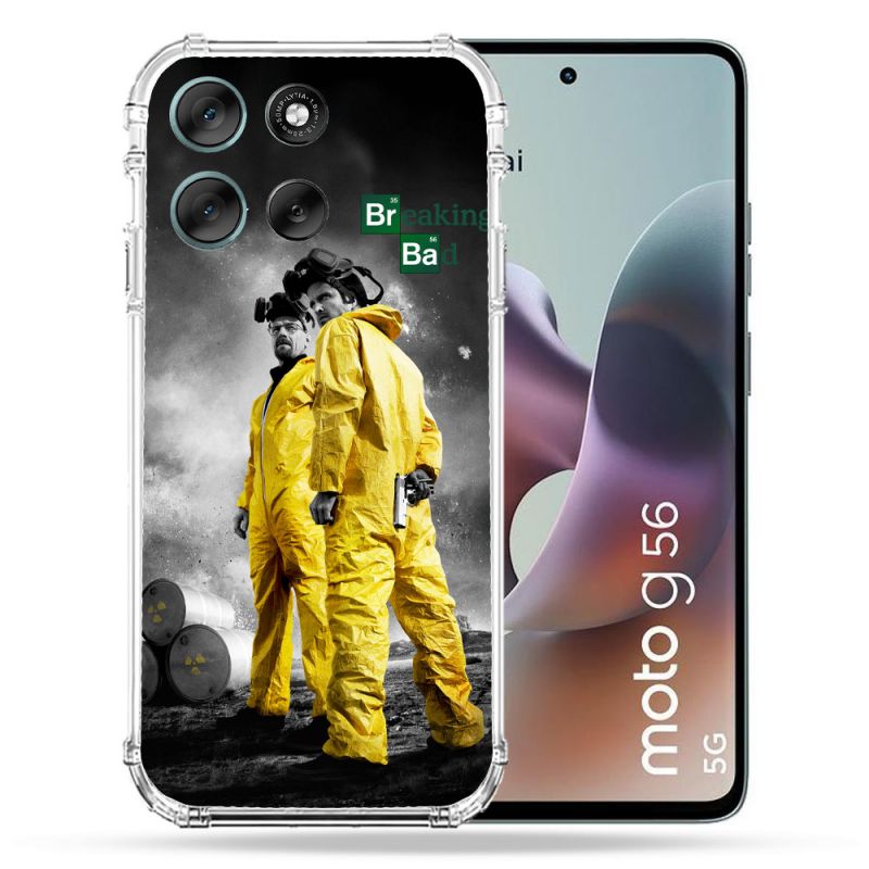 Coque Renforcée Pour Motorola G56 5G Breaking Bad Affiche