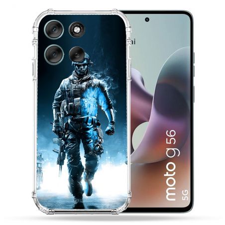 Coque Renforcée Pour Motorola G56 5G Call Of Duty Guerrier