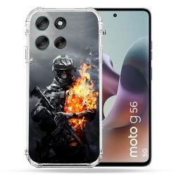 Coque Renforcée Pour Motorola G56 5G Call Of Duty Squelette