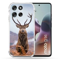 Coque Renforcée Pour Motorola G56 5G Chasse Chevreuil Montagne