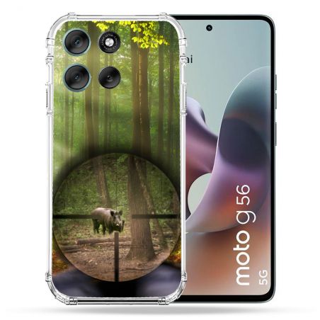 Coque Renforcée Pour Motorola G56 5G Chasse Sanglier Viseur