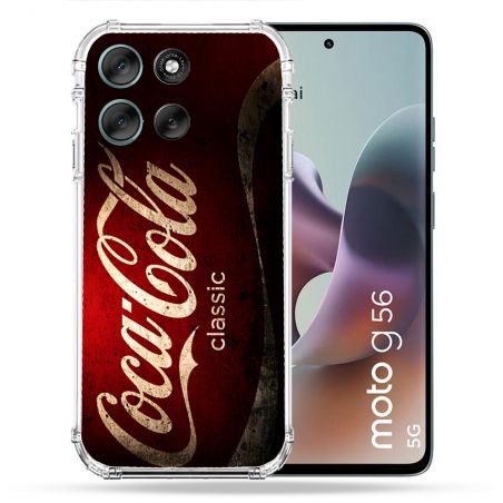 Coque Renforcée Pour Motorola G56 5G Coca Cola Classique