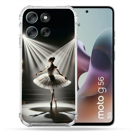 Coque Renforcée Pour Motorola G56 5G Danseuse Lumière
