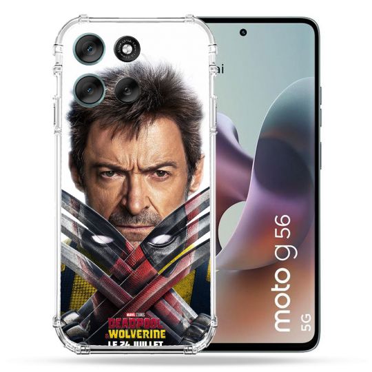 Coque Renforcée Pour Motorola G56 5G Deadpool Affiche
