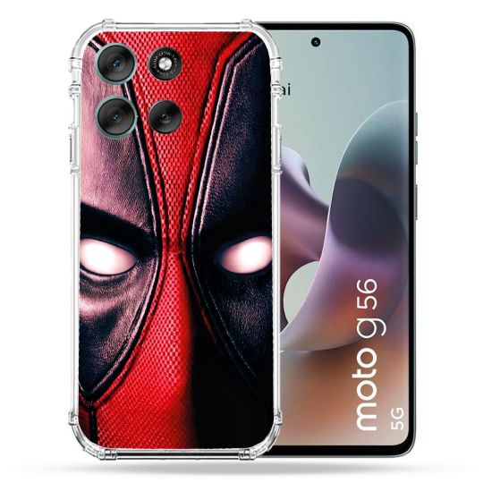 Coque Renforcée Pour Motorola G56 5G Deadpool Yeux