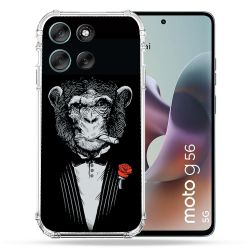 Coque Renforcée Pour Motorola G56 5G Decale Singe Mafia