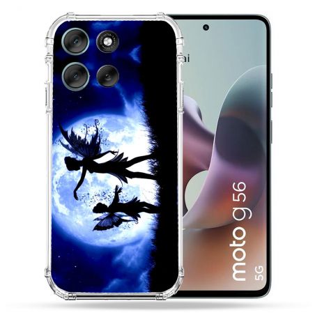 Coque Renforcée Pour Motorola G56 5G Fantastique Fee Lune