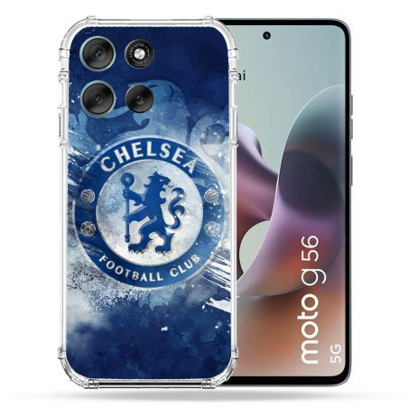 Coque Renforcée Pour Motorola G56 5G Foot Chelsea