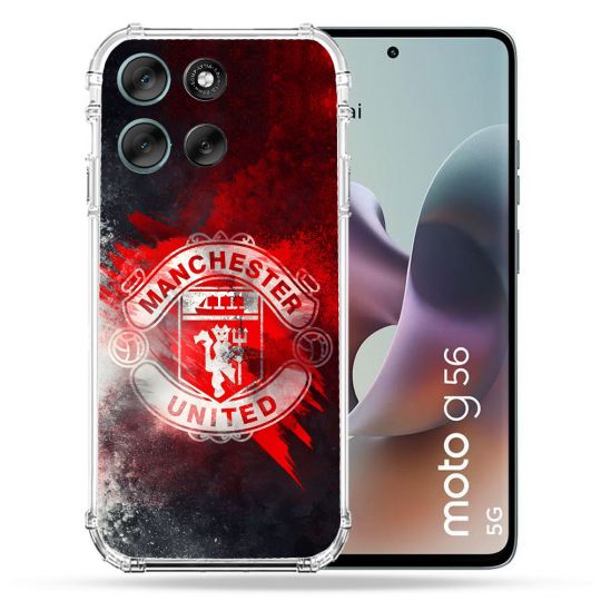 Coque Renforcée Pour Motorola G56 5G Foot Manchester United