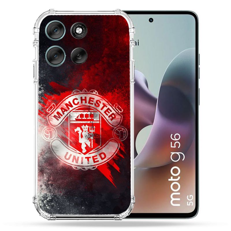 Coque Renforcée Pour Motorola G56 5G Foot Manchester United