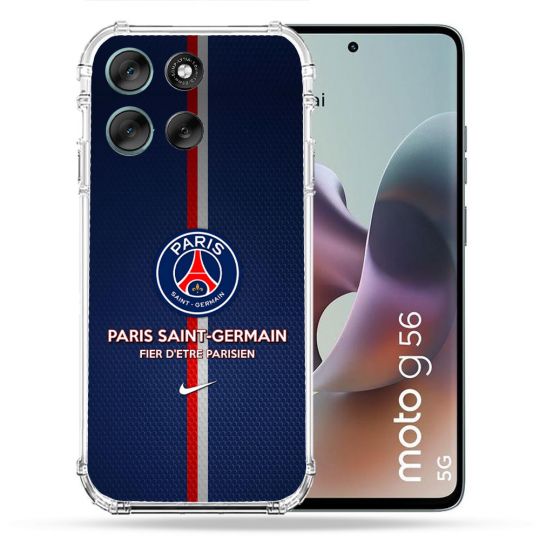 Coque Renforcée Pour Motorola G56 5G Foot PSG Fier