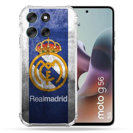 Coque Renforcée Pour Motorola G56 5G Foot Real Madrid