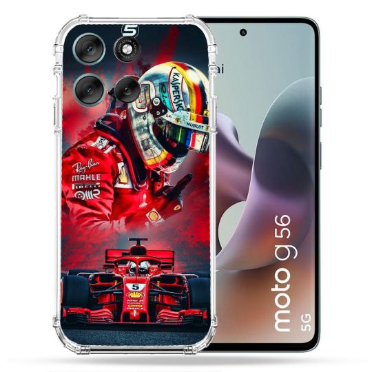 Coque Renforcée Pour Motorola G56 5G Formule 1 F1 Ferrari